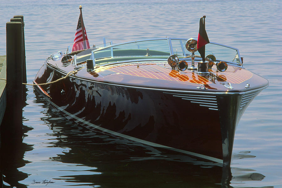 Boat Photograph - Thoroughbred - Lake Geneva Wisconsin by Bruce Thompson