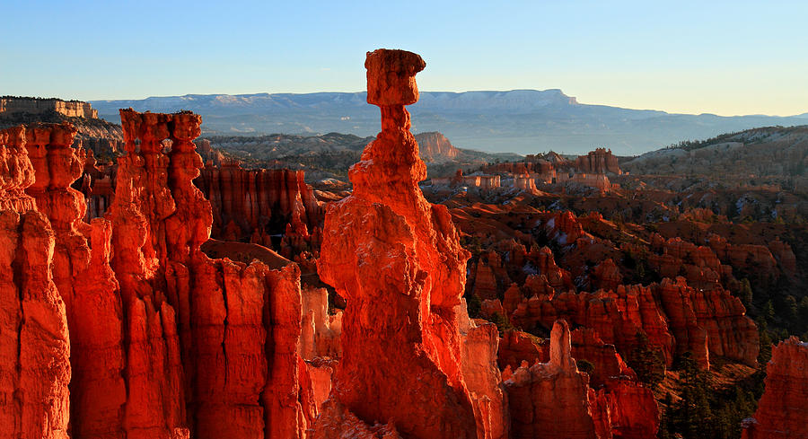 Thors Hammer In Bryce Canyon At Sunrise Photograph