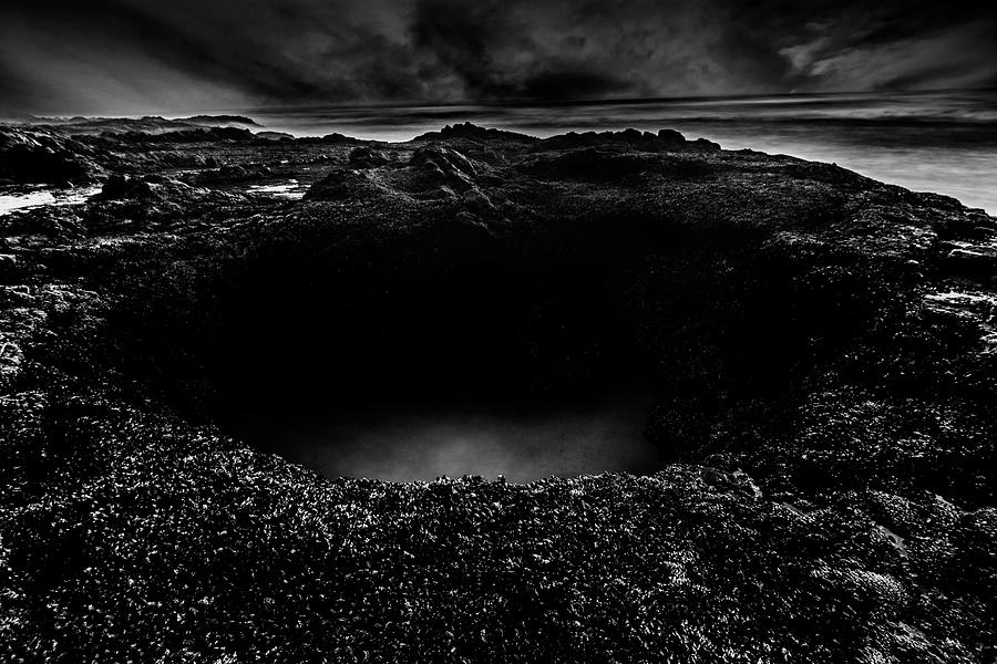 Thors Well Black and White Photograph by Pelo Blanco Photo