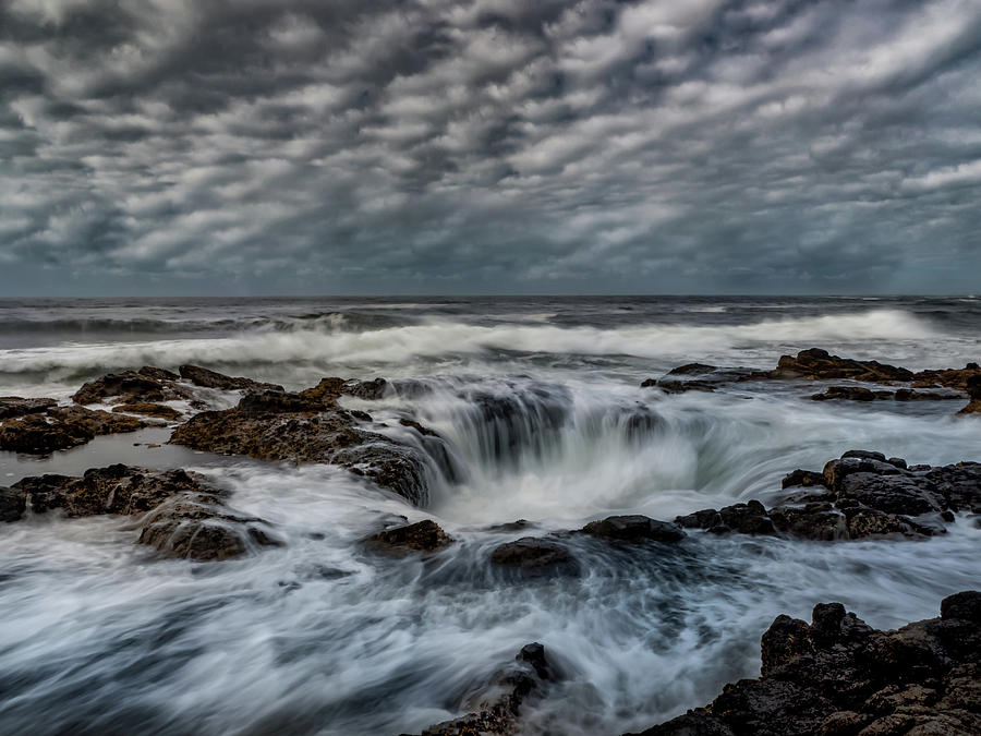 Landscape Photograph - Thors Well In Color by Michele James