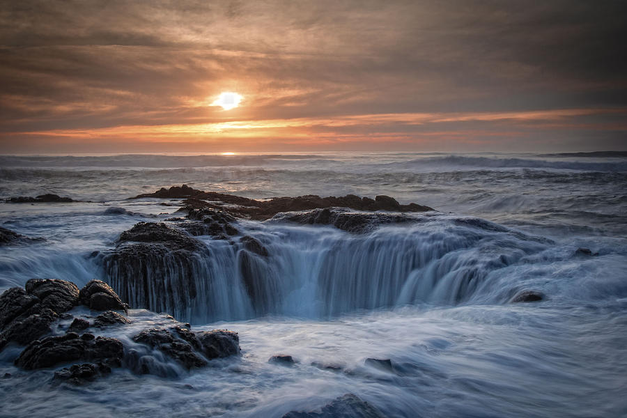 Thor's Well Photograph by Jim Purscelley - Fine Art America