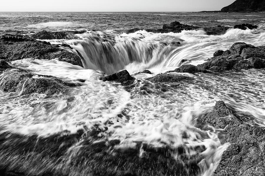 Thors Well Monochrome Photograph by Rick Pisio