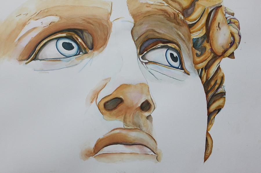 Michelangelo Painting - Those Eyes by Christiane Kingsley