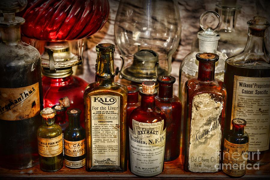 Those Old Apothecary Bottles Photograph by Paul Ward - Fine Art America