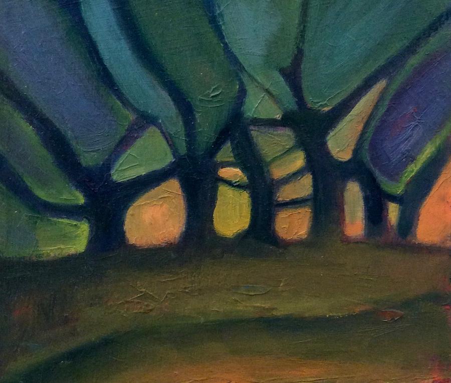 Those Trees Painting by Suzy Norris
