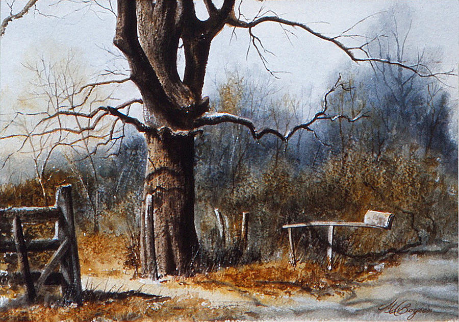 Maple Tree Painting - Those Who Stand and Wait by Maryann Boysen