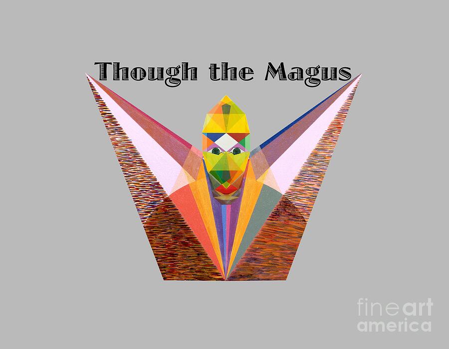 Tarot Painting - Though the Magus text by Michael Bellon Tarot Painting - Though the Magus text by Michael Bellon