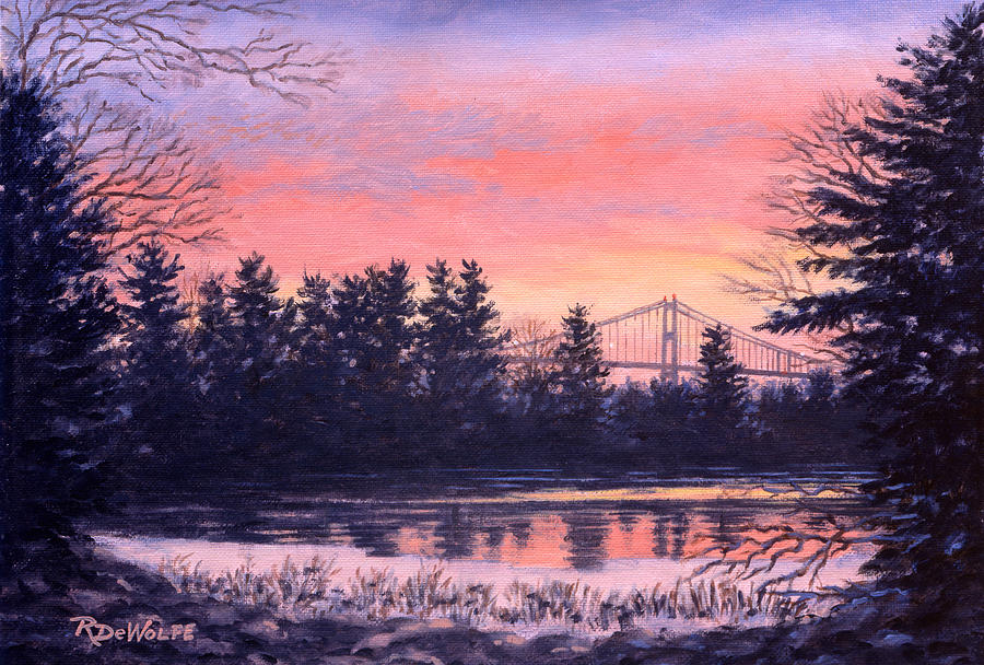 Thousand Island Sunrise Painting by Richard De Wolfe