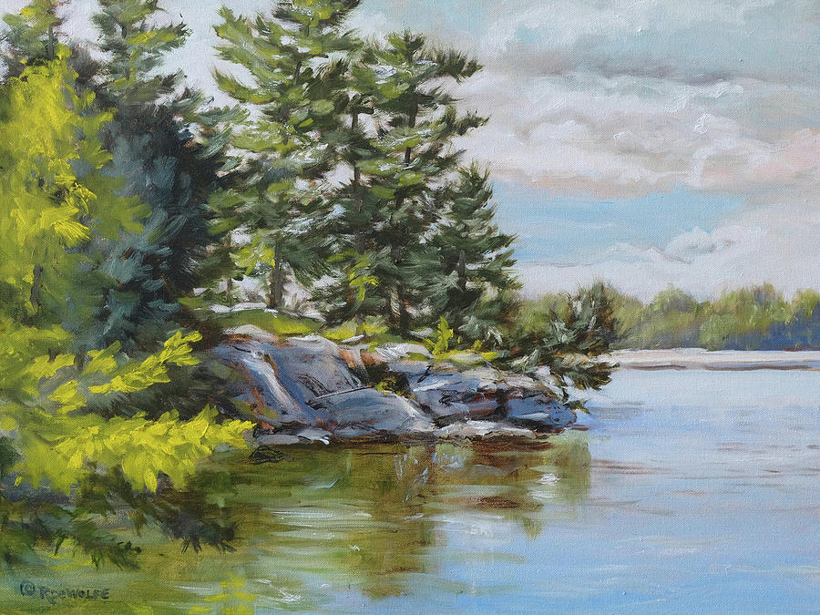Thousand Islands Painting by Richard De Wolfe