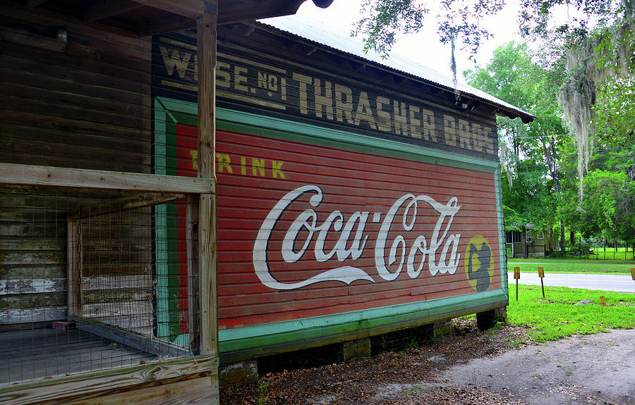 Thrasher Store coke sign Photograph by David Lee Thompson