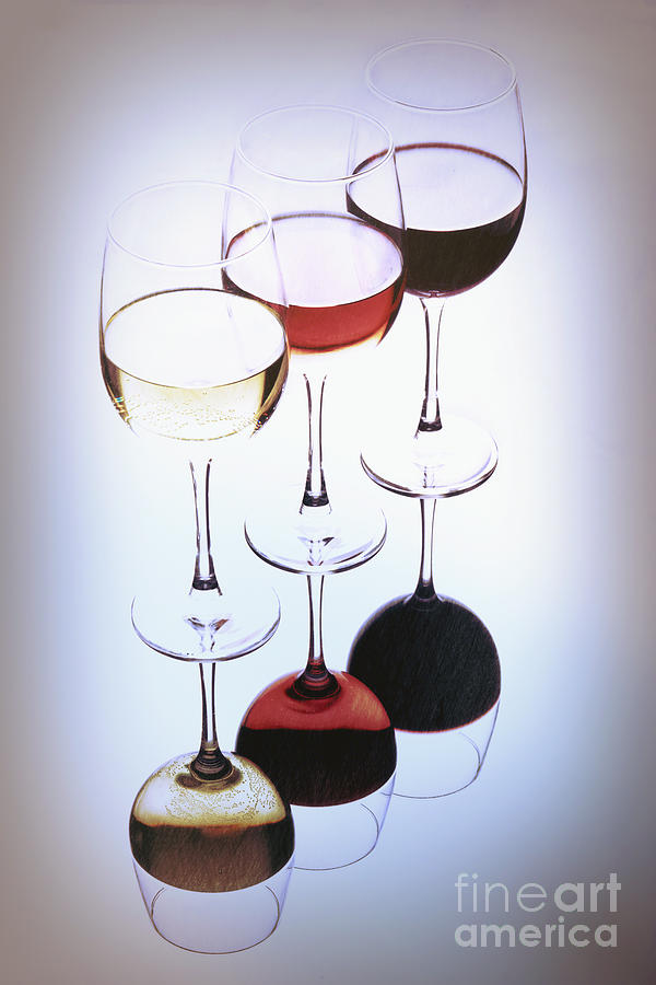 Three Glasses Of Wine Photograph By George Oze Fine Art America