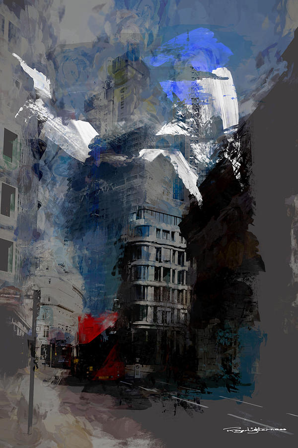Threadneedle Street Digital Art by Roger Lighterness