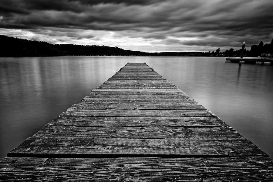 Black And White Photograph - Threatening sky by Dan Mihai