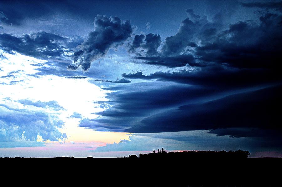 Threatening Storm Clouds Photograph by David Matthews