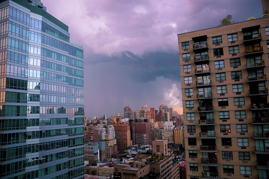 Threatening Storm - Manhattan - 2016 Photograph by Madeline Ellis