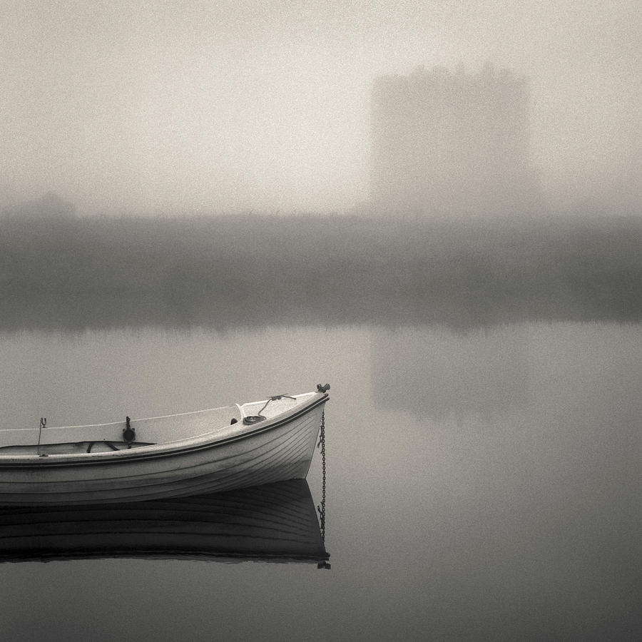 Threave Castle In The Mist Photograph