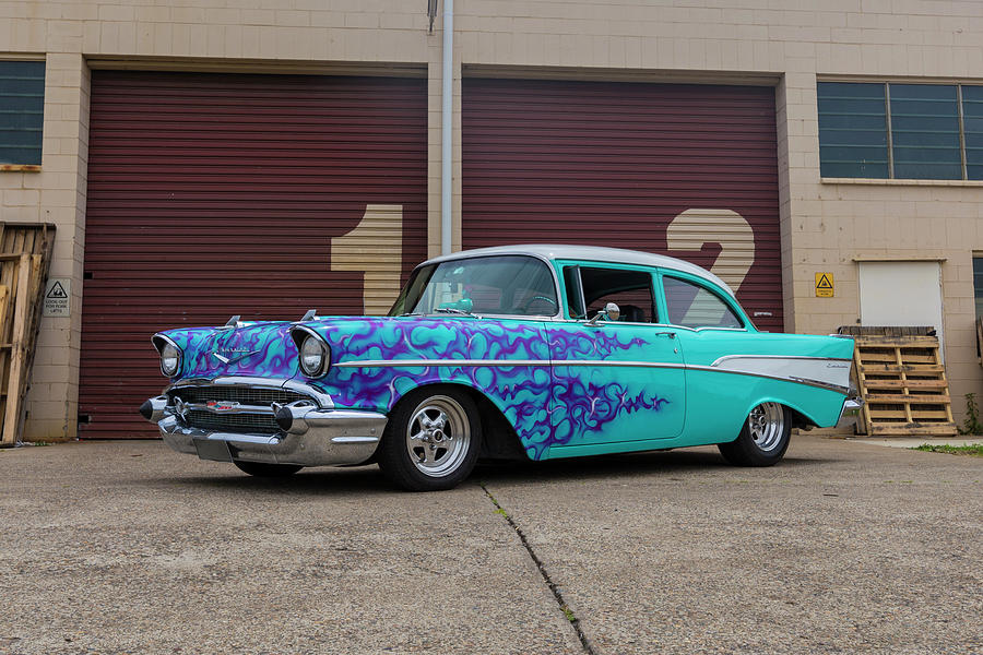 Three 57 Chevy Photograph by Keith Hawley