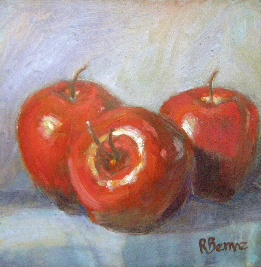 Three Apples  Photograph by Robie Benve