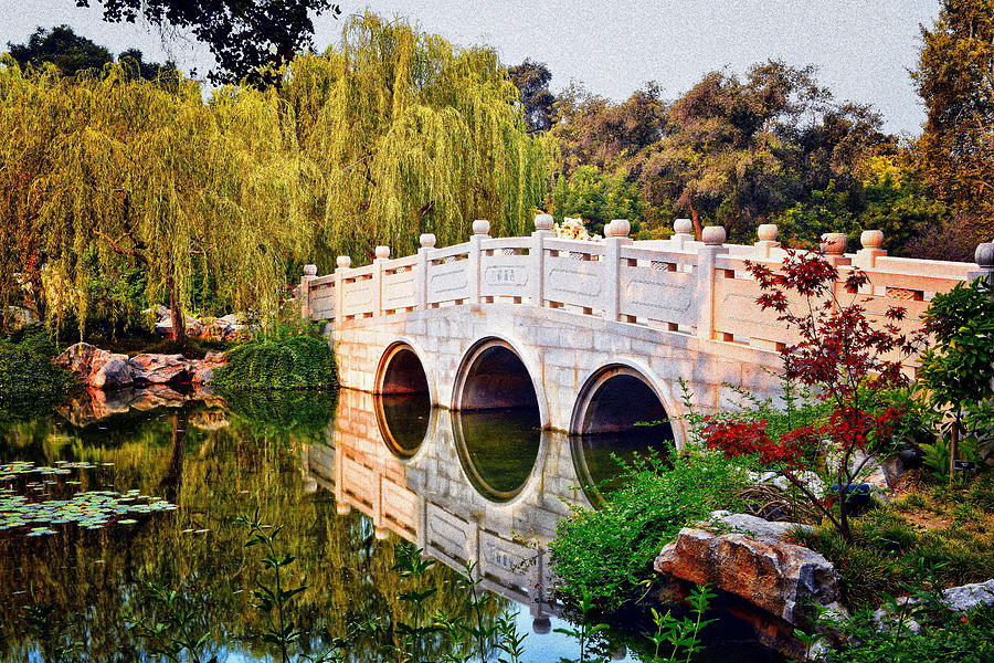 Three Arched Bridge Photograph by Michael Cunningham | Fine Art America