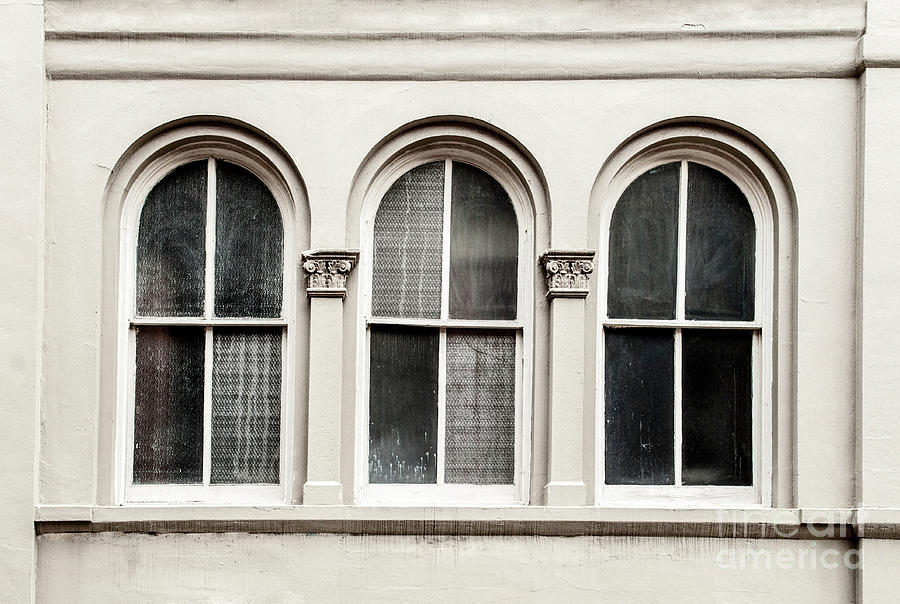 Three Arched Windows Photograph by Frances Ann Hattier