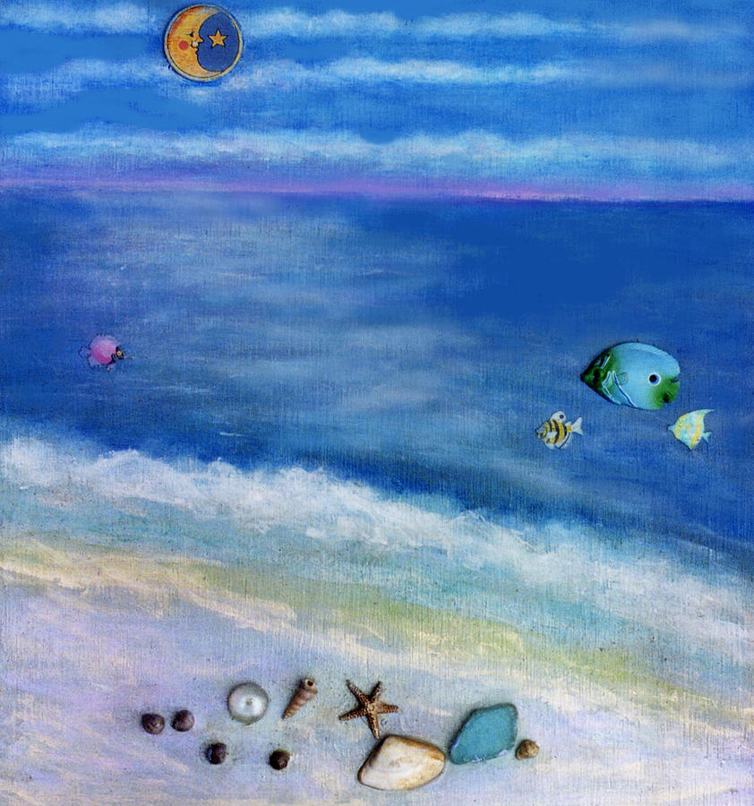 Three Beaches C Painting by Mary Ann Leitch