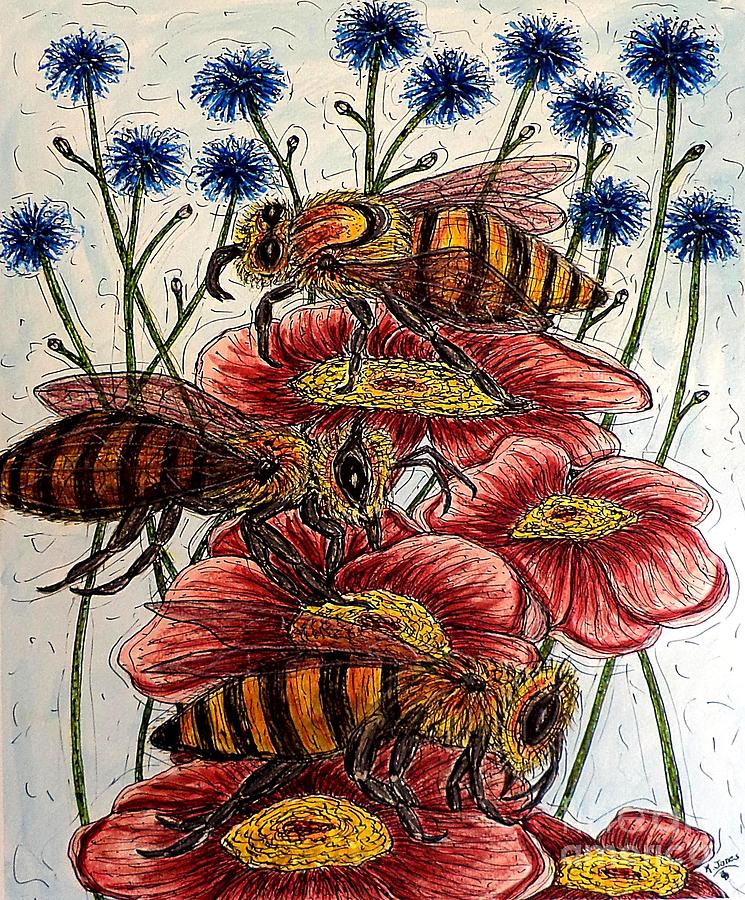 Three Busy Bees by Kim Jones Three Busy Bees by Kim Jones