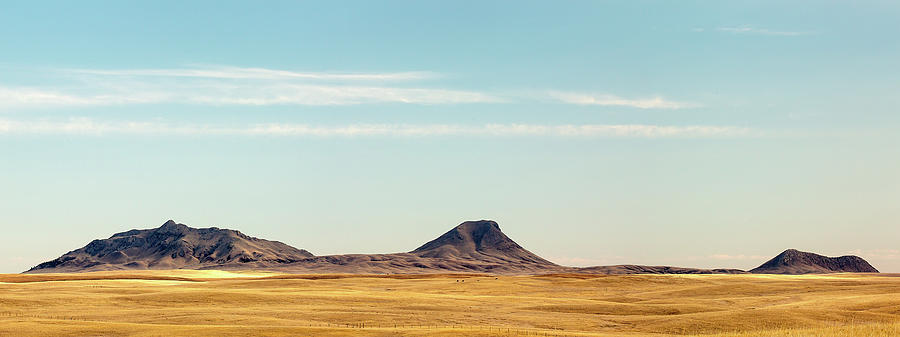 Three Buttes Photograph by Todd Klassy