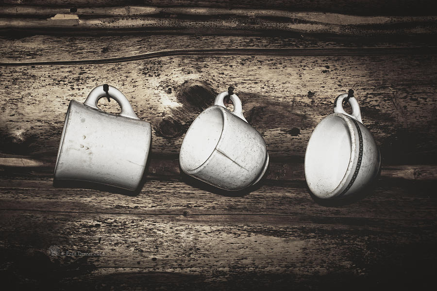 Three Coffee Cups Photograph by Fred Denner