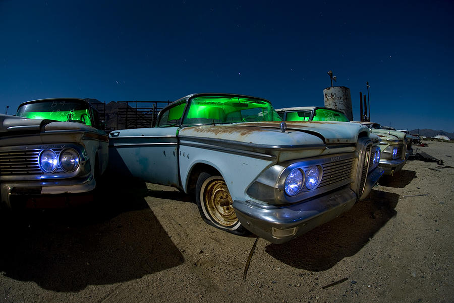 Car Photograph - Three Eds by Wayne Stadler