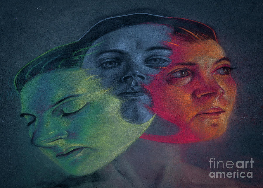 3 Digital Art - Three Faces of Eve by Gary Rieks