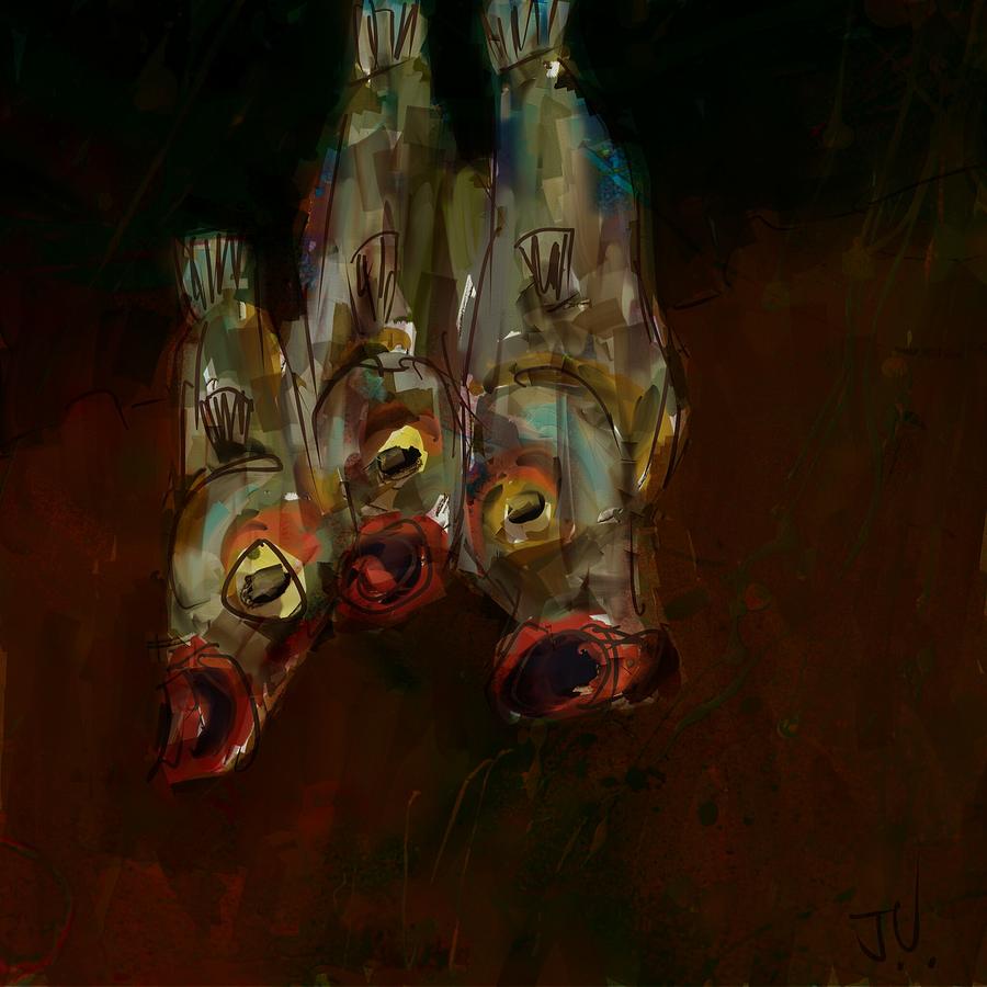 Three Fish Digital Art by Jim Vance