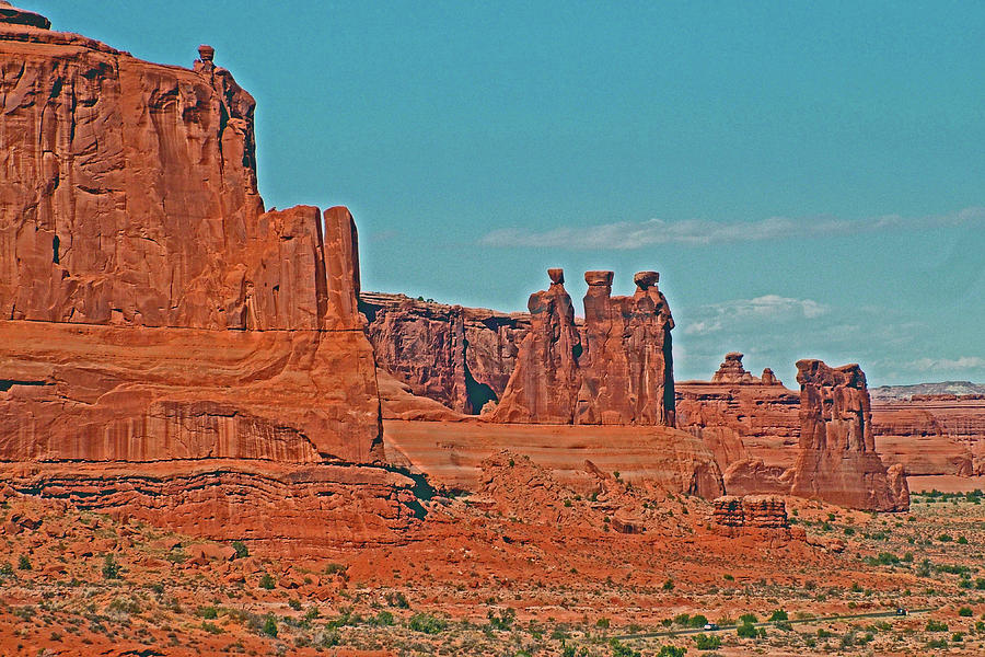 Three Gossips in Arches National Park, Utah Photograph by Ruth Hager