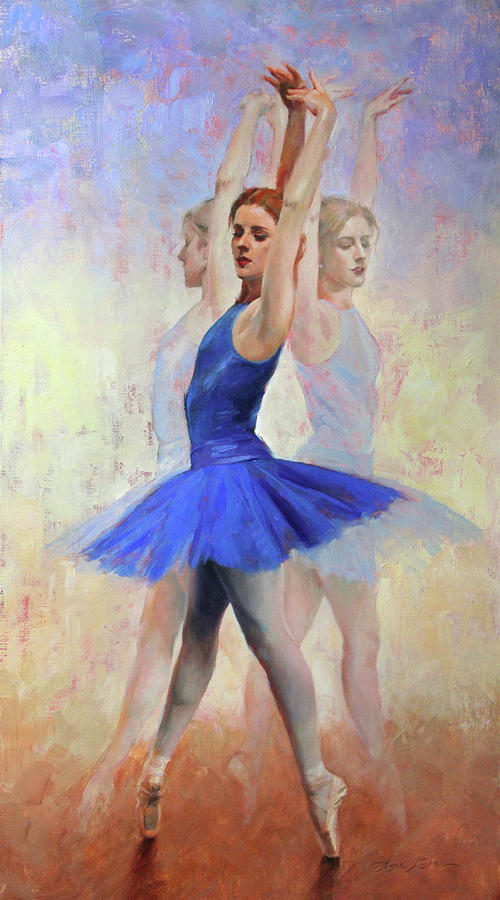 Three Graces Painting - Three Graces by Anna Rose Bain