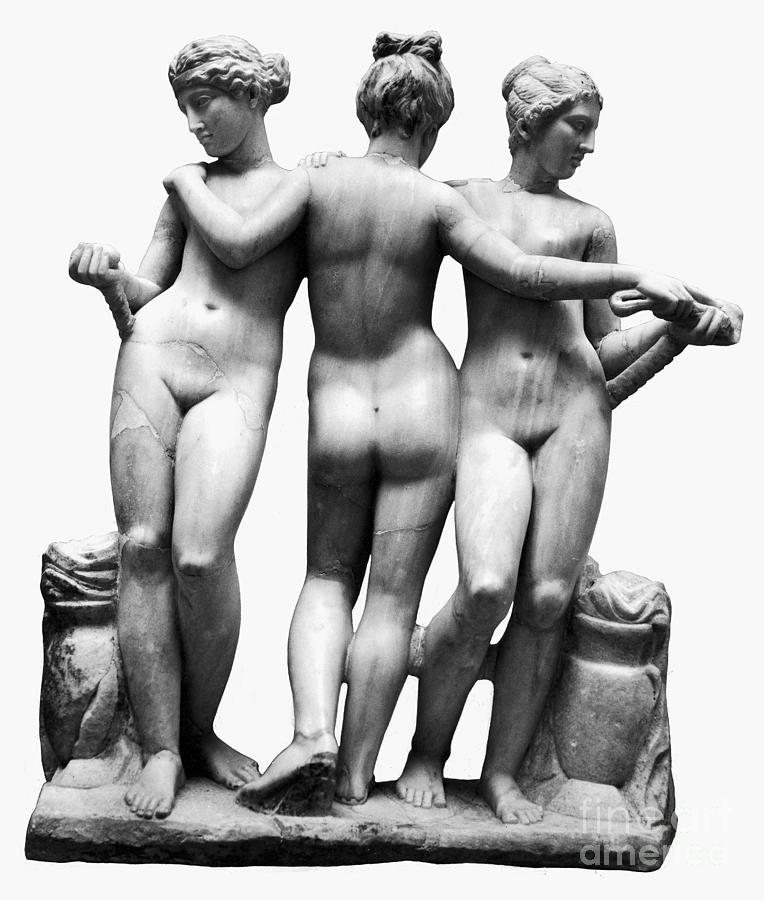 Three Graces Painting by Granger