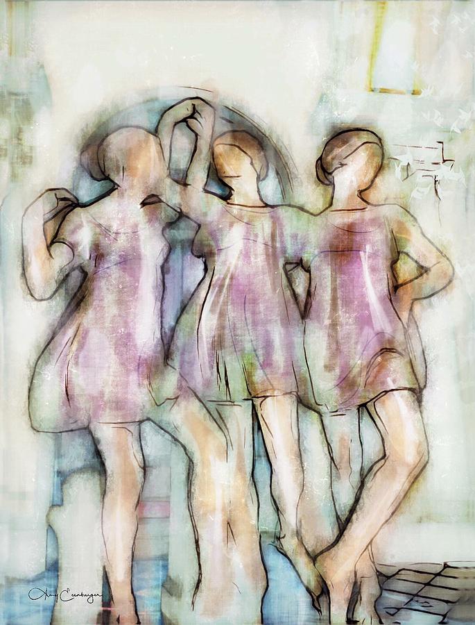 Three Graces Digital Art by Looking Glass Images