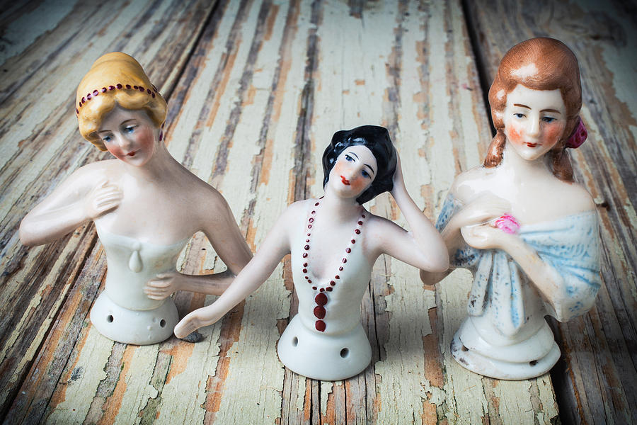 Doll Photograph - Three Half Dolls by Garry Gay