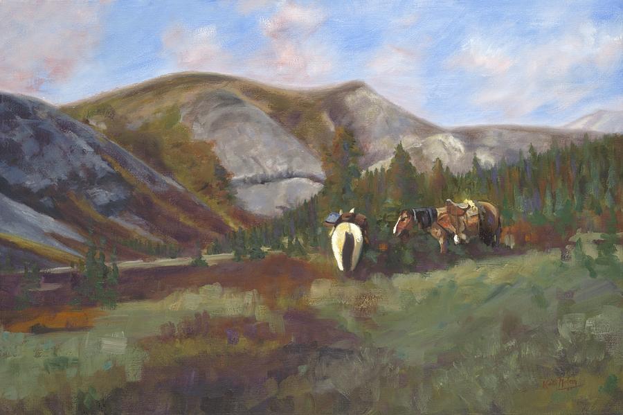 three Horses Painting by Keith Nolan - Fine Art America