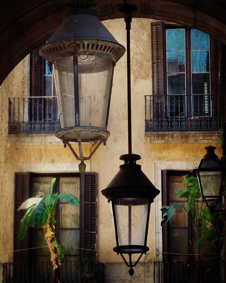 Three Lanterns Photograph by Valerie Reeves