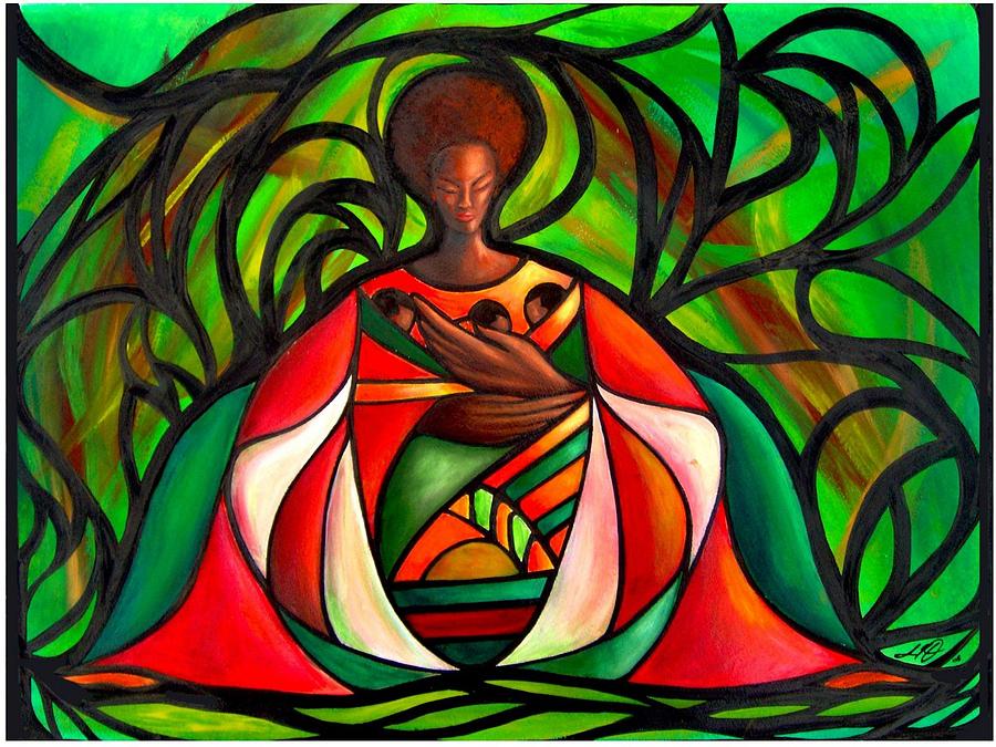 Three Little Birds Painting by Lee Grissett Three Little Birds Painting by Lee Grissett