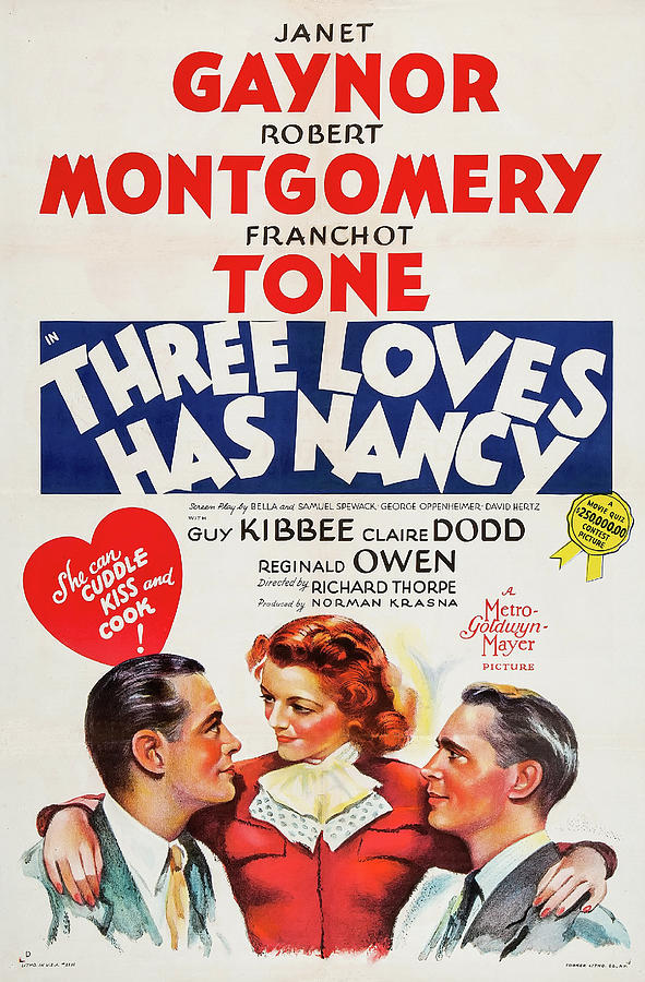 Three Loves Has Nancy 1938 Mixed Media by Mountain Dreams