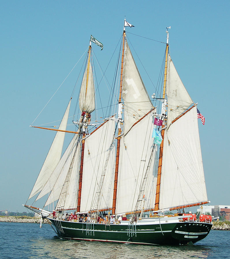 3 masted sailboat