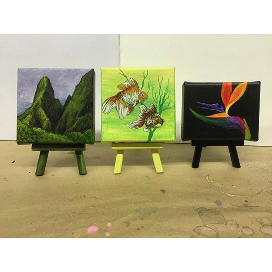 Miniature Photograph - Three New Minis. These Little Babies by Darice Machel McGuire