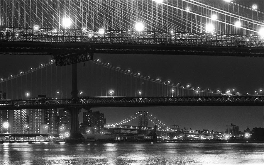 Three New York Bridges 2 Photograph by Robert Ullmann