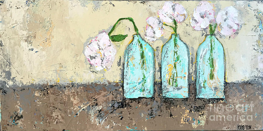 Still Life Painting - Three of a Kind by Kirsten Koza Reed