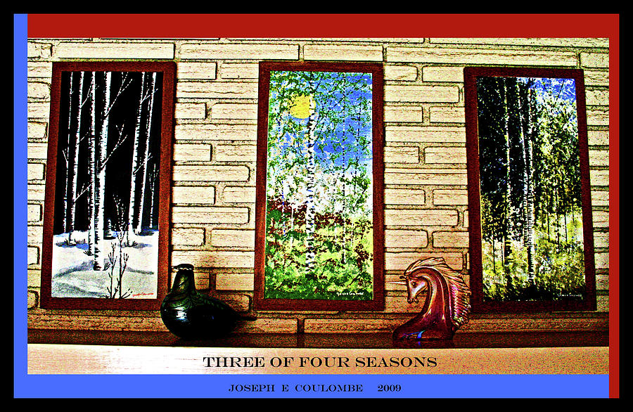 Three of Four Seasons Painting by Joseph Coulombe