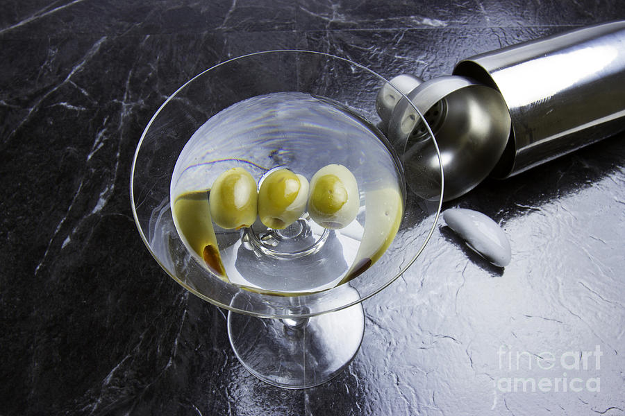 Three Olive Martini Photograph