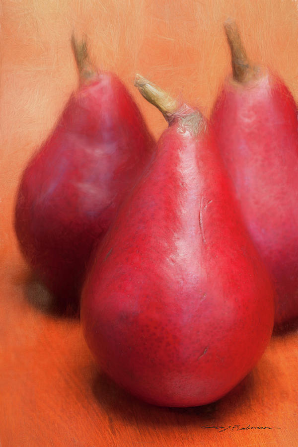 Three Pears Photograph by George Robinson