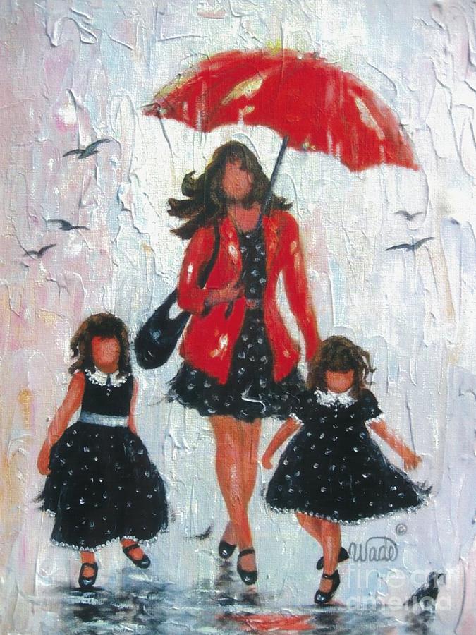  ◦˚ღ ســـجل حضــورك بــلوحه فنية ღ˚◦ - صفحة 3 Three-rain-girls-red-and-black-vickie-wade