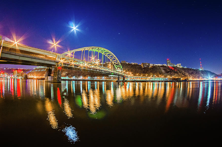 Three Rivers Heritage Trail Passes Over Bridge In Pittsburgh Pa Photograph by Alex Grichenko