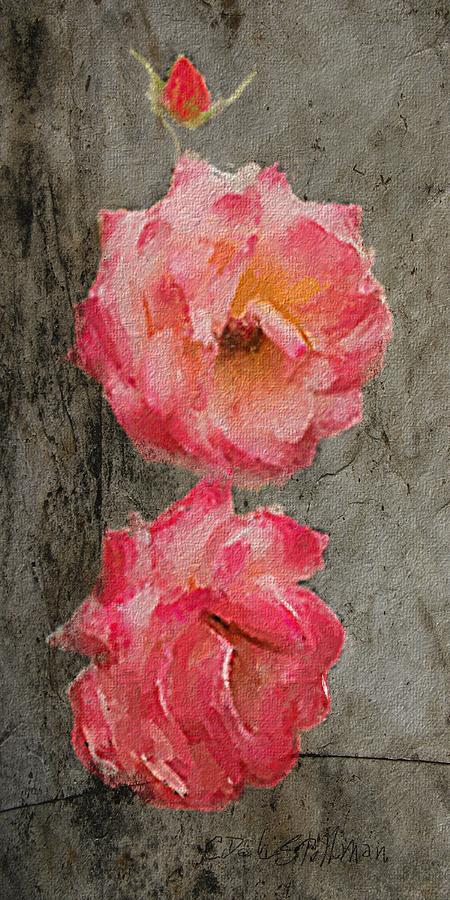 Rose Digital Art - Three Roses by Dale Stillman